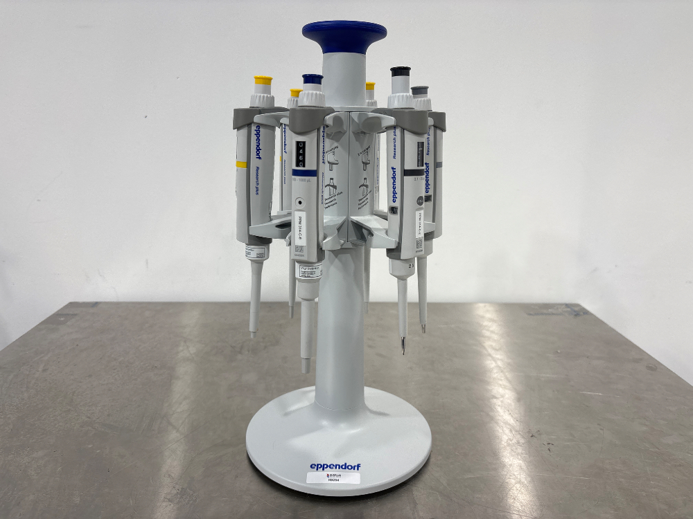 Image of Eppendorf Research Plus Pipettes x6 With Stand